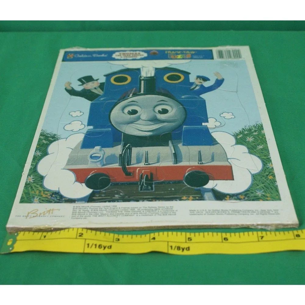 Vintage 1998‎ Thomas the Tank Engine Golden Books Frame-Tray Puzzle 28900-00
